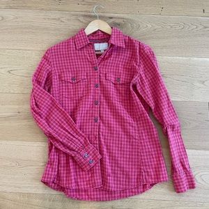 Soft Wash Banana Republic Fleece Cotton Shirt (S)
